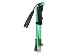 Bastón plegable para mujer, ajustable, para actividades al aire libre, verde, 110x5cm, diseño ergonómico, paquete de 1 unidad.
