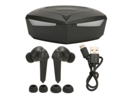 Auriculares Bluetooth Para Juegos, Estéreo, Baja Latencia, Modos Duales, Inalámbricos Con Micrófono, Color Negro.
