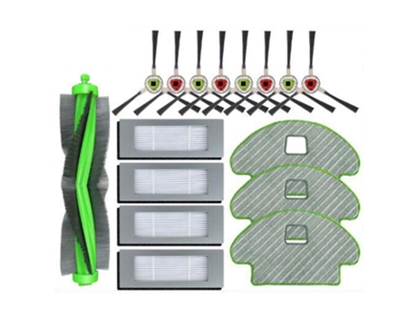 Escova lateral principal panos de esfregão com filtro hepa para irobot roomba combo 113