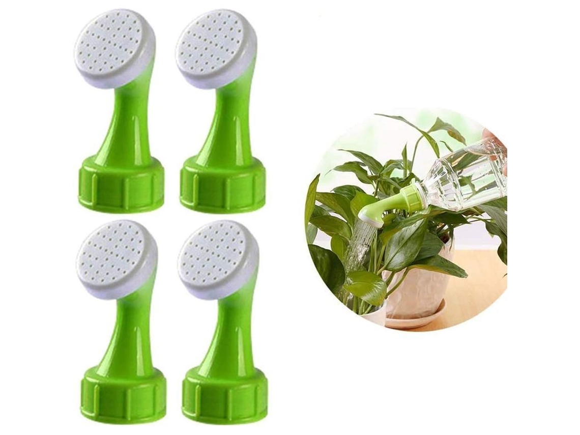 Boquilla De Riego Para Botellas, 4 Unidades, Herramienta De Jardinería Para Suculentas, Control Uniforme Del Agua, Pp Verde.