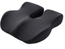 Almofada De Assento Em Espuma Viscoelástica Eifson Para Aliviar Lesões No Cóccix E Oferecer Suporte Para As Costas (cinza Escuro)