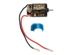 Motor De Escobillas Para Coche Rc 540 1/10 Con Disipador Azul Compatible Con Axial Scx10 13t