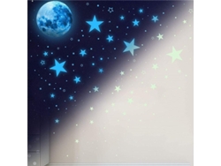 1449 Pegatinas Autoadhesivas De Estrellas Brillantes, Pegatinas De Pared Para La Habitación De Los Niños.