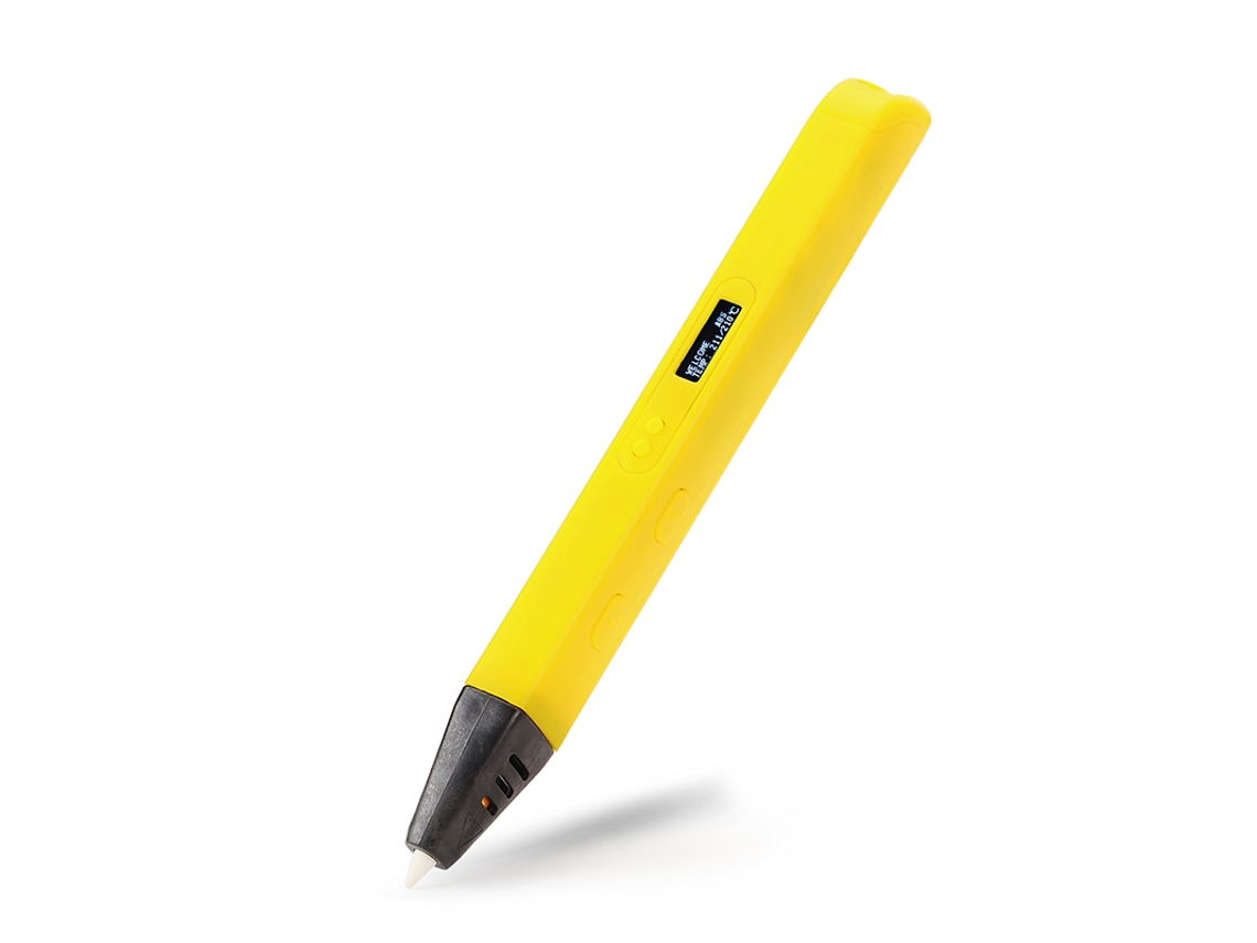 Bolígrafo de impresión 3D Digitallab con pantalla OLED y pintura 3D (amarillo)