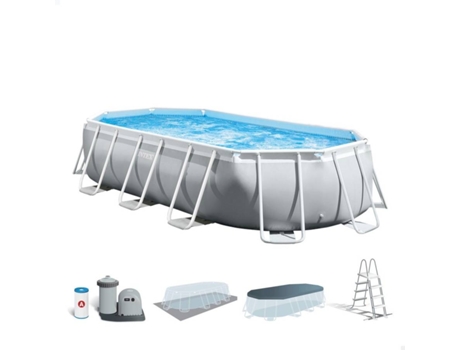 Piscina Tubular INTEX 26796 (com Bomba - 13365 L - 274x122cm)