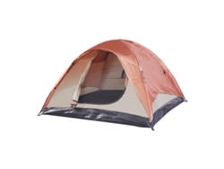 Tienda de campaña Bergeijk doble techo poliéster 213x213x130 cm - Marrón óxido/Beige PRO.TEC