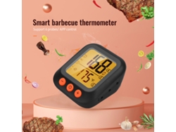 Termómetro Inteligente Para Carne Con 4 Sondas, Bluetooth, Alcance De 80 M, Aplicación, Temporizador, Alarma Y Pantalla Lcd Para Barbacoa, Parrilla, Horno Y Uso En La Cocina.