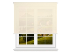 Estor enrollable translúcido Wellhome con cadena de PVC, 180 x 180 cm, beige