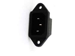 Toma de corriente alterna 250V 10A Terminal 3 IEC320 C14 CHABERLU