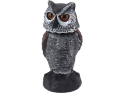 Señuelos De Búho, Diseño De Cabeza Oscilante, Búho De Plástico Para Ahuyentar Pájaros, Estatuas De Jardín