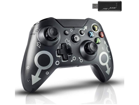 Mando inalámbrico para Xbox One Adaptador de mando inalámbrico de 2,4 Ghz Compatible con Xbox One/One S/One X/P3 Host/Windows 7/8/10 YIZHOOD