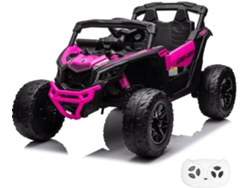 Vehículo Eléctrico Para Niños - Can-am Maverick R 12v - 1 A 6 Años - 4x4 - Rosa