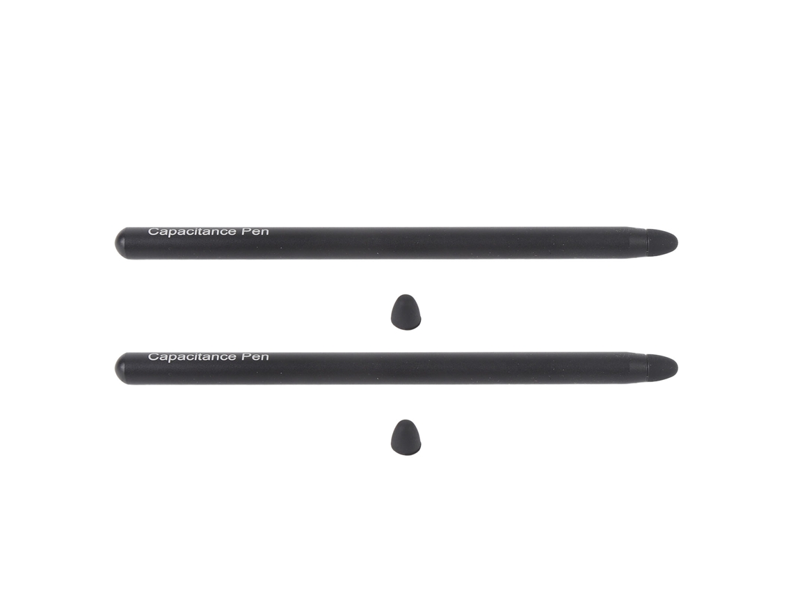 2 Bolígrafos Tácticos Para Tabletas Galaxy Tab A9, A8, A7, A7 Lite Y Fire Max 11 Hd, Aluminio Negro.