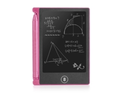 Tableta de dibujo y escritura LCD portátil de 4,4 pulgadas, 8 x 0,6 x 11 cm, color rosa