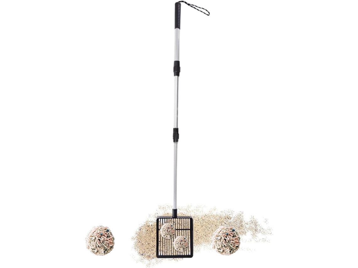 Pala Para Arena De Gato - Rastrillo Multifuncional Reutilizable Para Limpiar La Arena De La Playa Y Los Desechos.