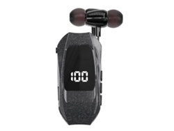 Auriculares inalámbricos retráctiles de solapa para negocios, con pantalla digital LED, adecuados para entrenamiento deportivo, conducción y trabajo, B Ly Ebike