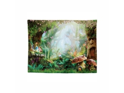 Tapiz del bosque verde, decoración de la pared del cuento de hadas NEVEANCE