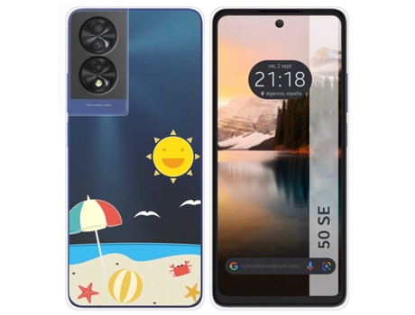 Funda Diseño para Tcl 50 Se TUMUNDOSMARTPHONE Multicolor