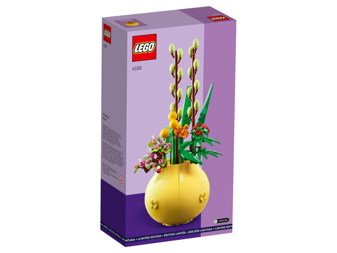 Vaso De Flores Lego