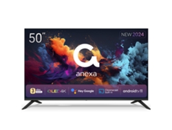 Televisor Smart TV 50 pulgadas QLED 4K. Google Official con Android 11. Televisión TDT-HD - ANEXA SMART50C01UGQ