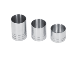 MEOIRUERY Set de Herramientas para Bartender con Vaso Medidor de Acero Inoxidable (25ml 35ml 50ml)