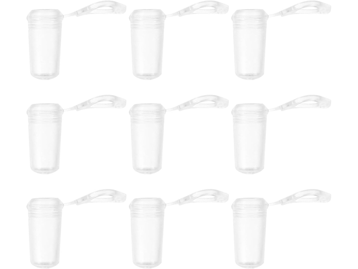 20 puntas de goma universales para bastones