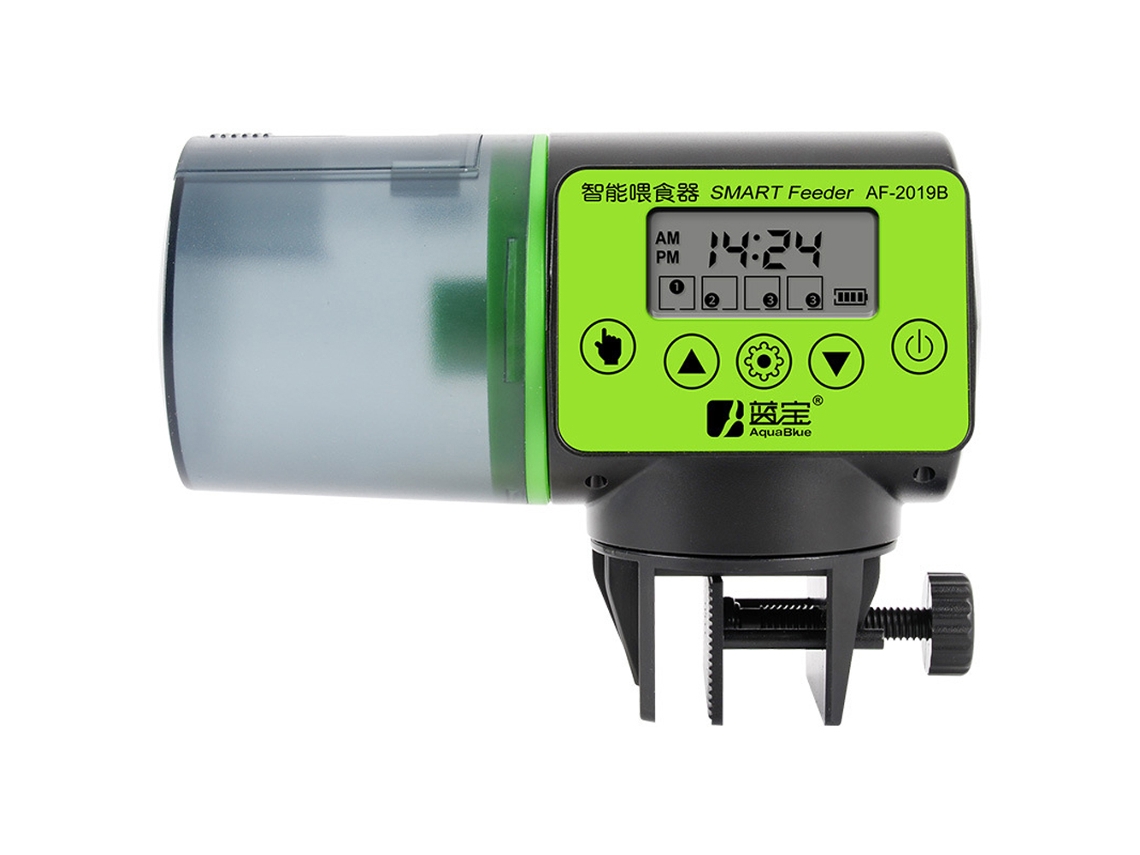 Alimentador Automático Inteligente Para Peces Con Temporizador, 200 Ml, Gran Capacidad, Portátil Para Acuarios.