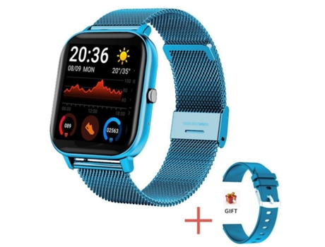 Smartwatch Pantalla H10 de 1,69 pulgadas con llamadas Bluetooth, monitorización del ritmo cardíaco/presión arterial/sueño, co