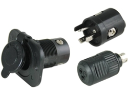 Kits MARINCO Connectpro Receptacle / Plug /Auge Adapter Kit Negro