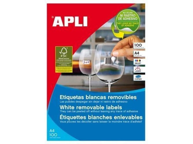 Etiquetas Adhesivas APLI 3055 para Impresoras Inkjet / Laser