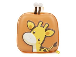 Mochila infantil con diseño de jirafa. Con espalda y correas acolchadas, transpirables y ajustables. Dam