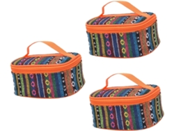 Estuche De Almacenamiento Impermeable De 3 Piezas, Kit Multifuncional Para Maquillaje Y Especias.