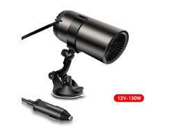 Calentador De Coche De 12 V Y 150 W Con Calefacción Rápida Descongelador Y Desempañador Giratorio 360° Cuich