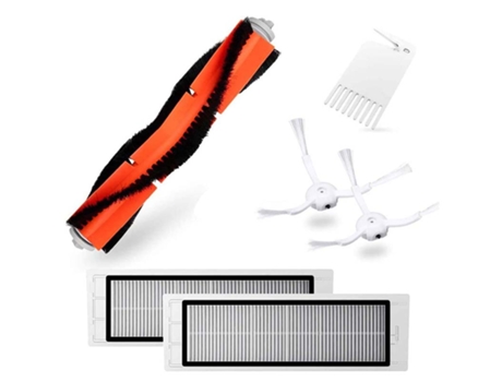 Para Xiaomi Robot Roborock S50 S51 S55 S5 S6 accesorios de barredora Cepillo Lateral cepillo principal filtro de peluca