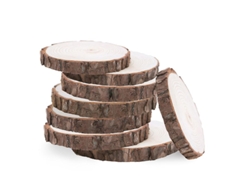 10 discos de madera. ALLINLESS