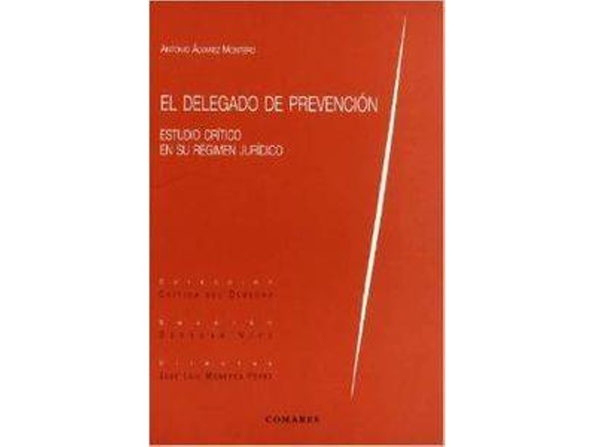 Libro El Delegado De Prevención de Antonio Alvarez Montero (Español)