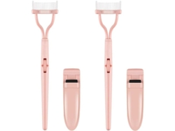Linjou 2 Juegos De Rizadores De Pestañas Plegables, Herramientas De Maquillaje Para Pestañas, Color Rosa