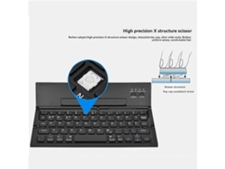 Teclado Bluetooth plegable, portátil, para viajes. Everley891