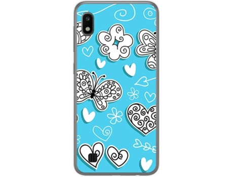 Carcasa Samsung Galaxy A10 TUMUNDOSMARTPHONE Mariposas Multicolor