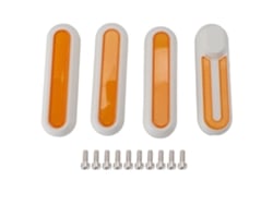 Rebe-tira Reflectante Para Patinete Eléctrico Universal Xiaomi M365 Pro 1s Pro2 Mi3 Color Blanco