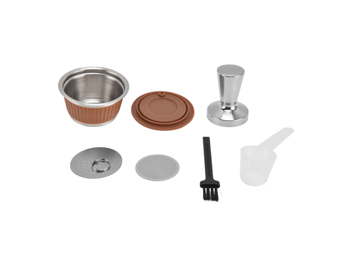 Filtro Reutilizable Para Cápsulas De Café Dolce Gusto Con Martillo Y Accesorios De Acero Inoxidable.