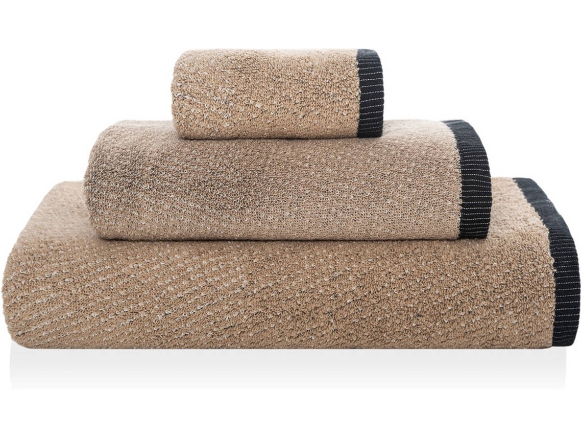 Toalla BEST INTERIOR Savannah (Marrón - Algodón - 50x100 cm)