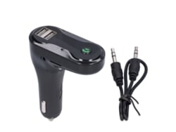 Adaptador Bluetooth Para Carro C6 Transmissor Fm Player Mp3 Sem Fio Handsfree Veículo Eletrônico
