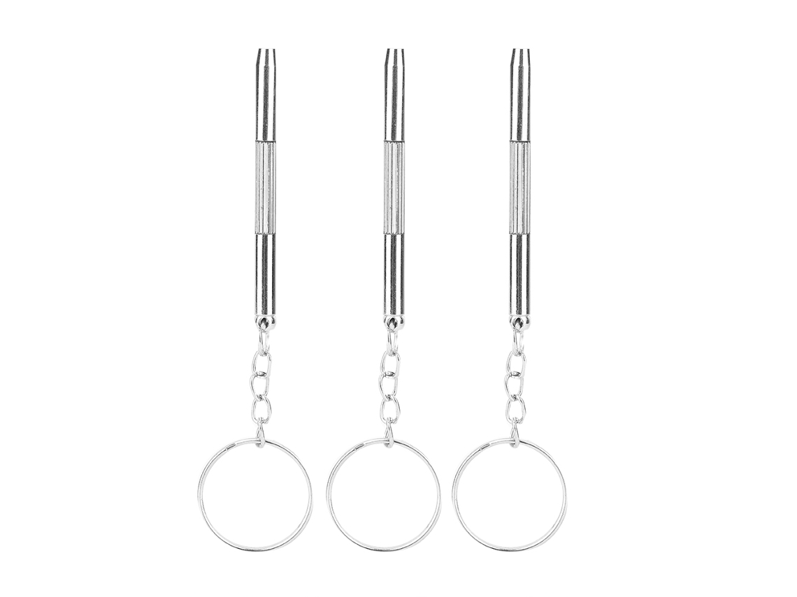 Elegante Pulsera Unisex Con Reloj De Cuarzo (azul Claro) Y Destornillador Portátil De Doble Cabeza De Precisión.