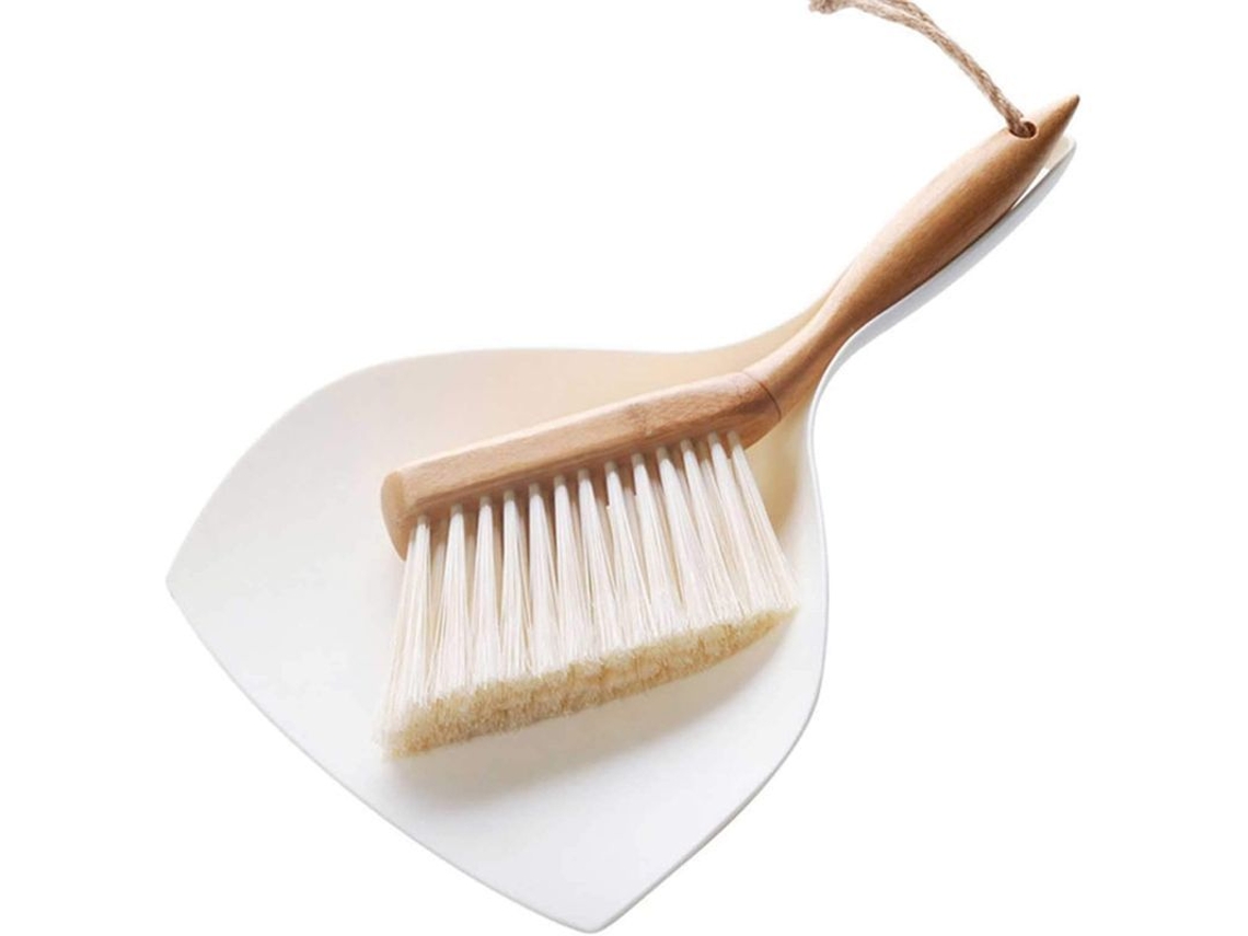 2026-recogedor Mini De Madera Con Cepillo, Set De 2 Portátiles Para Sofás, Escritorios, Teclados Y Coches, Ideal Para Niños