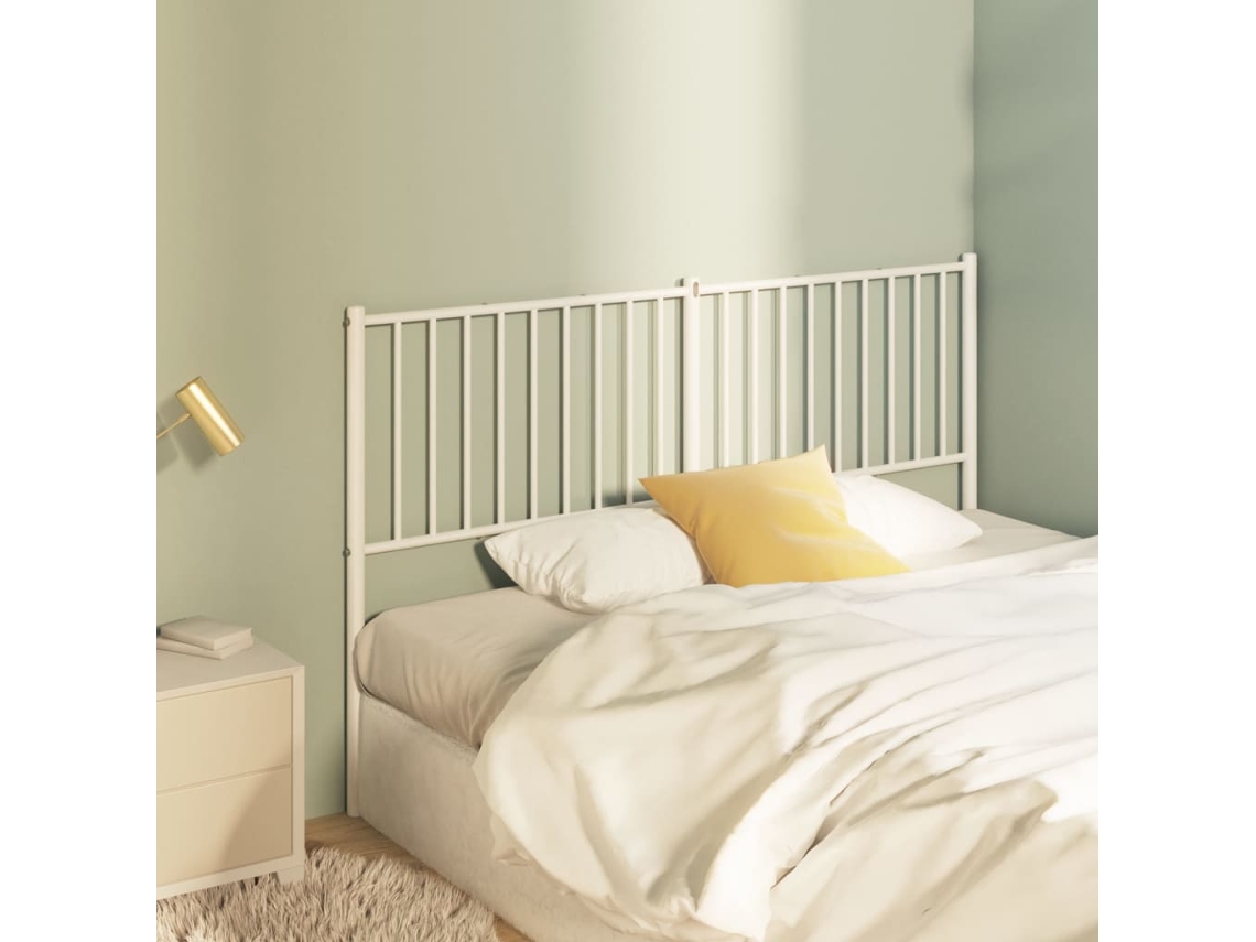Cabecero De Metal Blanco 160 Cm