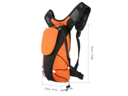 Mochila Reflectante Recargable Con Luz Led De Señalización Para Ciclismo, Running, Senderismo Y Actividades Al Aire Libre - 5l