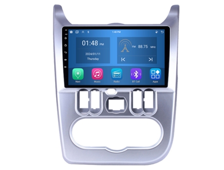 Autoradio 4GB RAM64GB ROM ROVERONE para Renault Logan 1 Sandero 2009 - 2015 para Dacia Duster 2010 - 2017 CarPlay Android Coche Radio Bluetooth Nav...