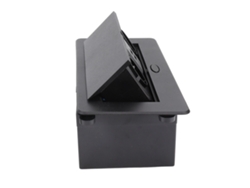 2026-as-caja De Conexión De Mesa Com 2 Portas Usb, Tomada De Escritura Impermeável E Retardante ao Fogo, Plugue Oculto