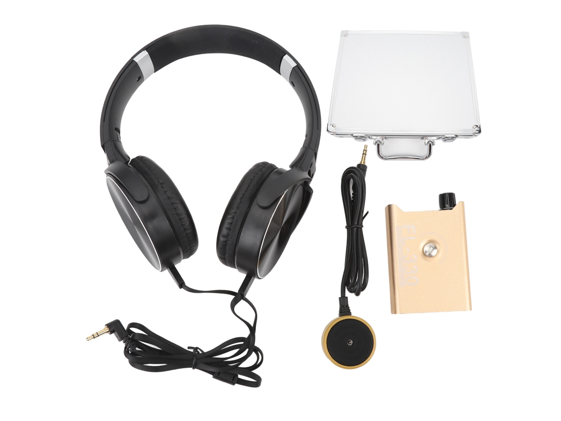 Auriculares con espuma viscoelástica y malla transpirable.
